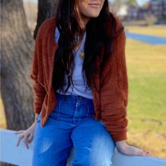 NWOT! ✨ Free People Fuzzy Sweater - Picture 3 of 3